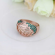 acessorios para mulher rings for women leaf blue bague horloge hbr25 J4U66