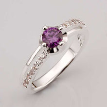 silver wedding ring austria crystal bague summer jewelry hbr00 J4U66