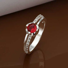 silver wedding ring austria crystal bague summer jewelry hbr00 J4U66