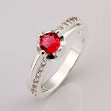 silver wedding ring austria crystal bague summer jewelry hbr00 J4U66