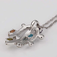 18k gold plating necklaces amp pendants silver flower plants collane collier plastron femme J4U66