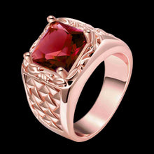 18k gold plated rings for women hollow edge crystal package anel feminino elegant J4U66