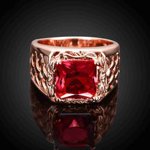 18k gold plated rings for women hollow edge crystal package anel feminino elegant J4U66