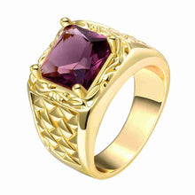 18k gold plated rings for women hollow edge crystal package anel feminino elegant J4U66