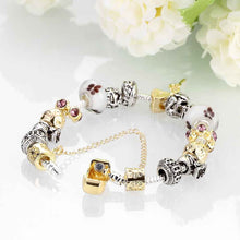 silver bracelet men intensive connected beads pulseras mujercostume jewellery J4U66
