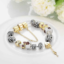 silver bracelet men intensive connected beads pulseras mujercostume jewellery J4U66