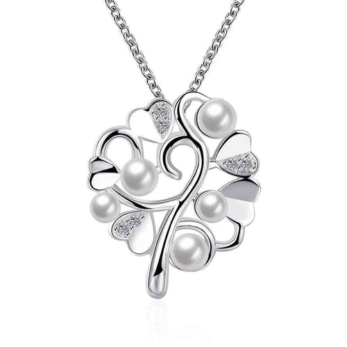 beautiful silver necklace flowerclustercolar vintage bijoux women smtn7 J4U66