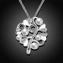 beautiful silver necklace flowerclustercolar vintage bijoux women smtn7 J4U66