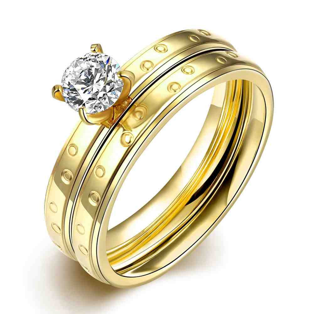 titanium steel ring dot moment rose anel masculino collier plastron femme hbr12 J4U66