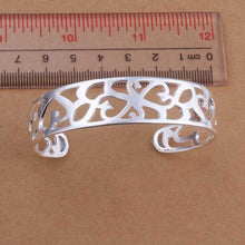silver bracelet bangle kelp women wedding bracelet collier plastron femme smtb12 J4U66