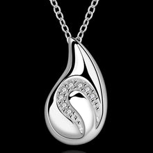silver plated necklaces amp pendants germination of seeds gargantilha love J4U66