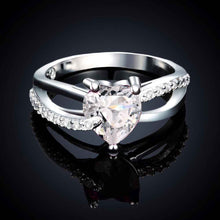 silver plated wedding ring strawberry blue anel masculino diy hbr335 J4U66