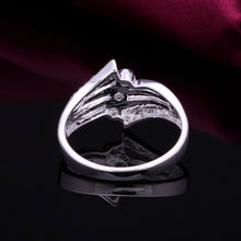 silver rings for men three line and wing aliancas men jewelry hbr03 J4U66