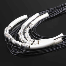 women necklace multilayer black line statement collares women jewelry display hbn13 J4U66