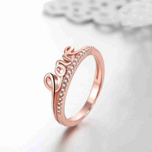 18k gold plating rings love aneissale J4U66