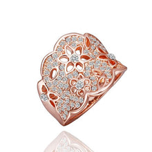 18k gold plated engagement ring hollow out opal accessories hbr23 J4U66