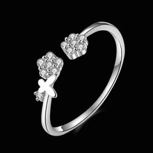 sterling silver engagement rings flowers opposition anel masculino jewellery hbr13 J4U66
