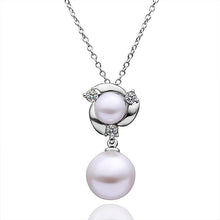 acessorios para mulher necklaces twin pearcollares populares floating charms hbn050 J4U66