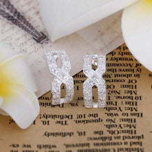 silver earings jewelry inlaid stone  shaped stud brinco jewelry european style hbe13 J4U66