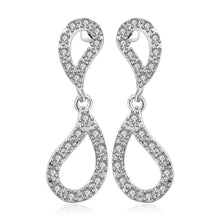 silver earings jewelry inlaid stone  shaped stud brinco jewelry european style hbe13 J4U66