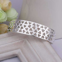 silver plated full small hearts men bracelet jewerly accessories smtb201 J4U66