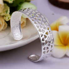 silver plated full small hearts men bracelet jewerly accessories smtb201 J4U66