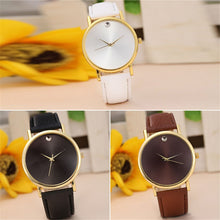 Fashion Quartz Casual Watch Women Dress Watch Retro Design Leather Band Analog Alloy Wristwatch  J4U66
