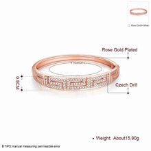 trendy 18k gold plating letter shaped inlay crystal men bracelet prices in euros J4U66