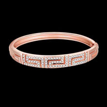 trendy 18k gold plating letter shaped inlay crystal men bracelet prices in euros J4U66