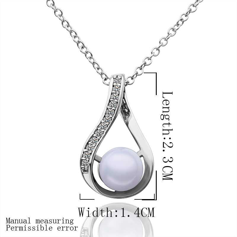 trendy 18k gold plating pendant round pear maxi necklacesale J4U66