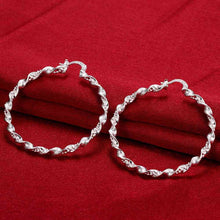 trendy silver earing rollerchain clip pendientessmte J4U66