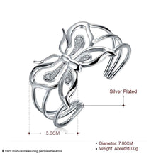 trendy silver plated bangles insets butterfly women wedding bracelet prices in euros smtb10 J4U66