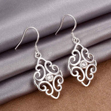 trendy silver plated earing geometric beans cufflinks jewerly accessories J4U66