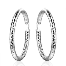 trendy silver plated earring scales hoop brincos jewerly accessories hbe200 J4U66