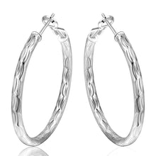 trendy silver plated earring scales hoop brincos jewerly accessories hbe200 J4U66
