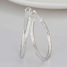 trendy silver plated earring scales hoop brincos jewerly accessories hbe200 J4U66