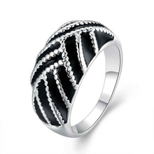 trendy silver wedding ring paint oval anel masculino prices in euros smtr74 J4U66