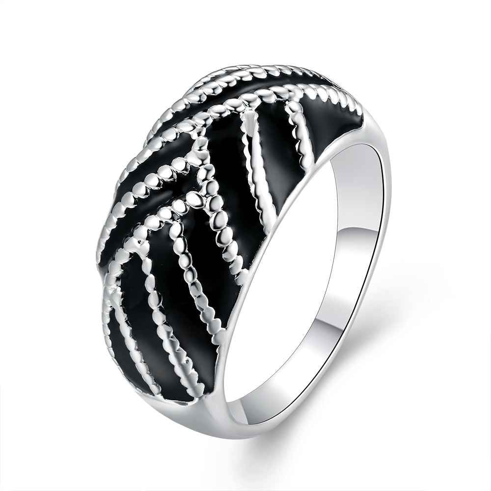 trendy silver wedding ring paint oval anel masculino prices in euros smtr74 J4U66
