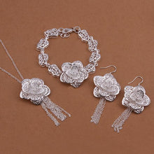 vintage love silver plated jewelry set sets for women wedding jewelry hbs01 J4U66