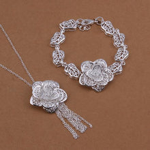 vintage love silver plated jewelry set sets for women wedding jewelry hbs01 J4U66