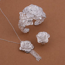 vintage love silver plated jewelry set sets for women wedding jewelry hbs01 J4U66