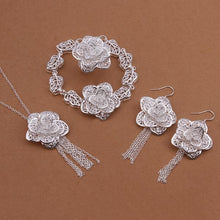 vintage love silver plated jewelry set sets for women wedding jewelry hbs01 J4U66
