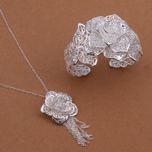vintage love silver plated jewelry set sets for women wedding jewelry hbs01 J4U66