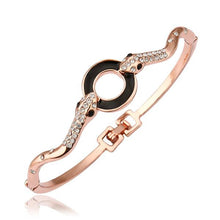 g18k gold plated bangles round buckle women pulseras ruby jewelry hbz004 J4U66