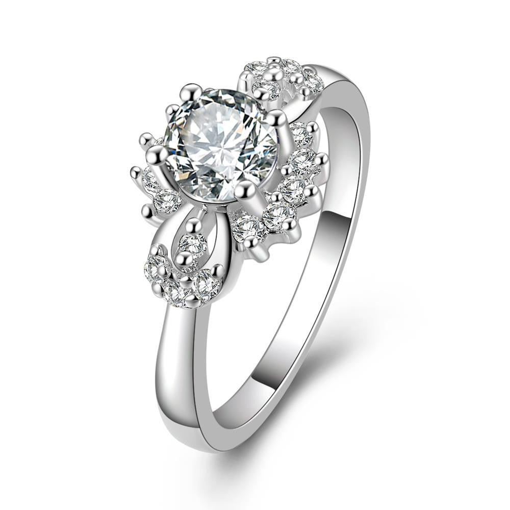 gsilver plated engagement rings insetswhite gem anel masculino oso hbr021 J4U66