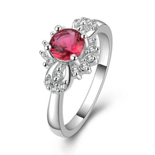 gsilver plated engagement rings insetswhite gem anel masculino oso hbr021 J4U66