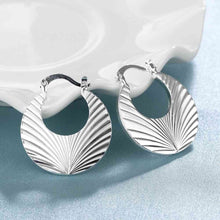 gsilver plated earings sectorclip orecchini bijoux women smte J4U66