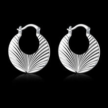 gsilver plated earings sectorclip orecchini bijoux women smte J4U66