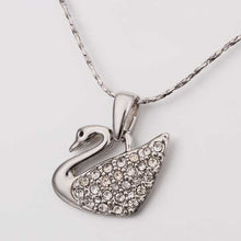 18k gold plating necklaces white swan colares bijoux hbn01 J4U66