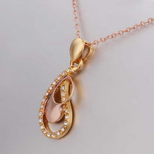 18k real gold plated pendants love beads vintage necklace collier plastron hbn05 J4U66